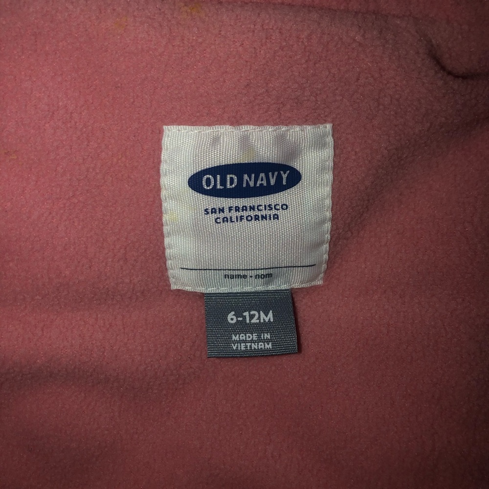 Old Navy Baby Girl Pink Vest 6-12M - Picture 3 of 3